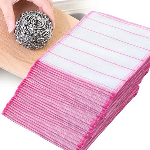 大號棉紗洗碗布抹布不掉毛加厚洗碗巾不沾油刷碗布百潔布吸水紗布